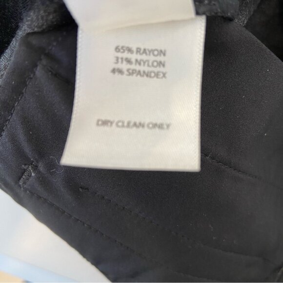 Ecru stylish pull on flattering trouser pants quality jersey fake pockets small - Picture 10 of 13